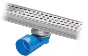 Лоток душевой горизонтальный GEBO Премиум (900х70х67/95) нержавеющая сталь 21.623.900 квадратами