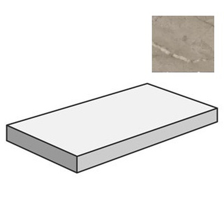 Atlas Concorde Russia Forte Dei Marmi 620070002426 Mystic Grey Scal Ang Dx Rett 33x80 матовая