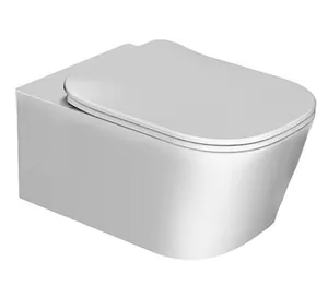 Унитаз подвесной Antonio Lupi 540х360х260 безободковый с сиденьем-микролифт, белый 1