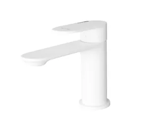 Смеситель для раковины WasserKRAFT 8503 однозахватный, низкий излив 99мм, цвет: белый