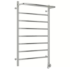 Полотенцесушитель электрический СТИЛЬЕ 800х500, нерж. сталь, ТЭН справа, 00520-8050