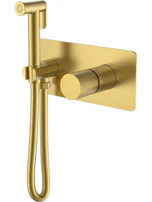 Смеситель Boheme 127-MG.2 встраиваемый, с гиг душем, однозахв, ручка:touch, золото мат