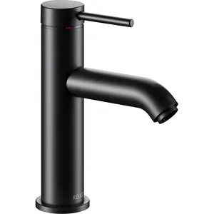 Смеситель для раковины Keuco 95 мм, однозахватный, без д./кл., черный мат. 59502372100