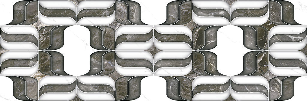 Estatuario Dec Damasc Glossy 100X33