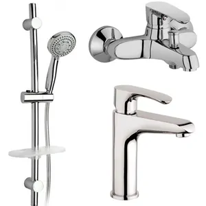 Набор смесителей Paini (для раковины, для ванны, душевой набор) PACRKIT3