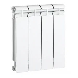 Радиатор биметаллический GLOBAL 350, 4 секции ВШГ:418х320х80 476 Ватт, белый