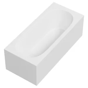 Ванна Salini S-Sense 102612M 1800х800х600 пристенная, иск. камень, белый матовый