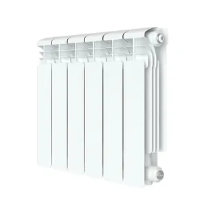 Радиатор алюминиевый Rifar VENTIL VR 350 нижнее правое подключение, 6 секции, 50мм, 822 Вт