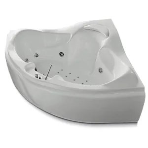 Ванна Gruppo Treesse V7457 1550х1550х720 CrystalTech, угловая, гидромассаж STD, смеситель