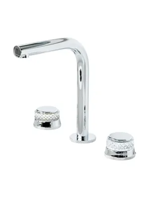 Смеситель Boheme 152-CR-A для раковины, на 3 отверстия, двухзахватный, хром