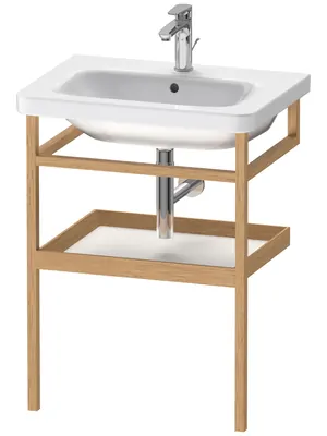 Полотенцедержатель с полкой Duravit 590х805х440 белый матовый/дуб. европ. DS988101876