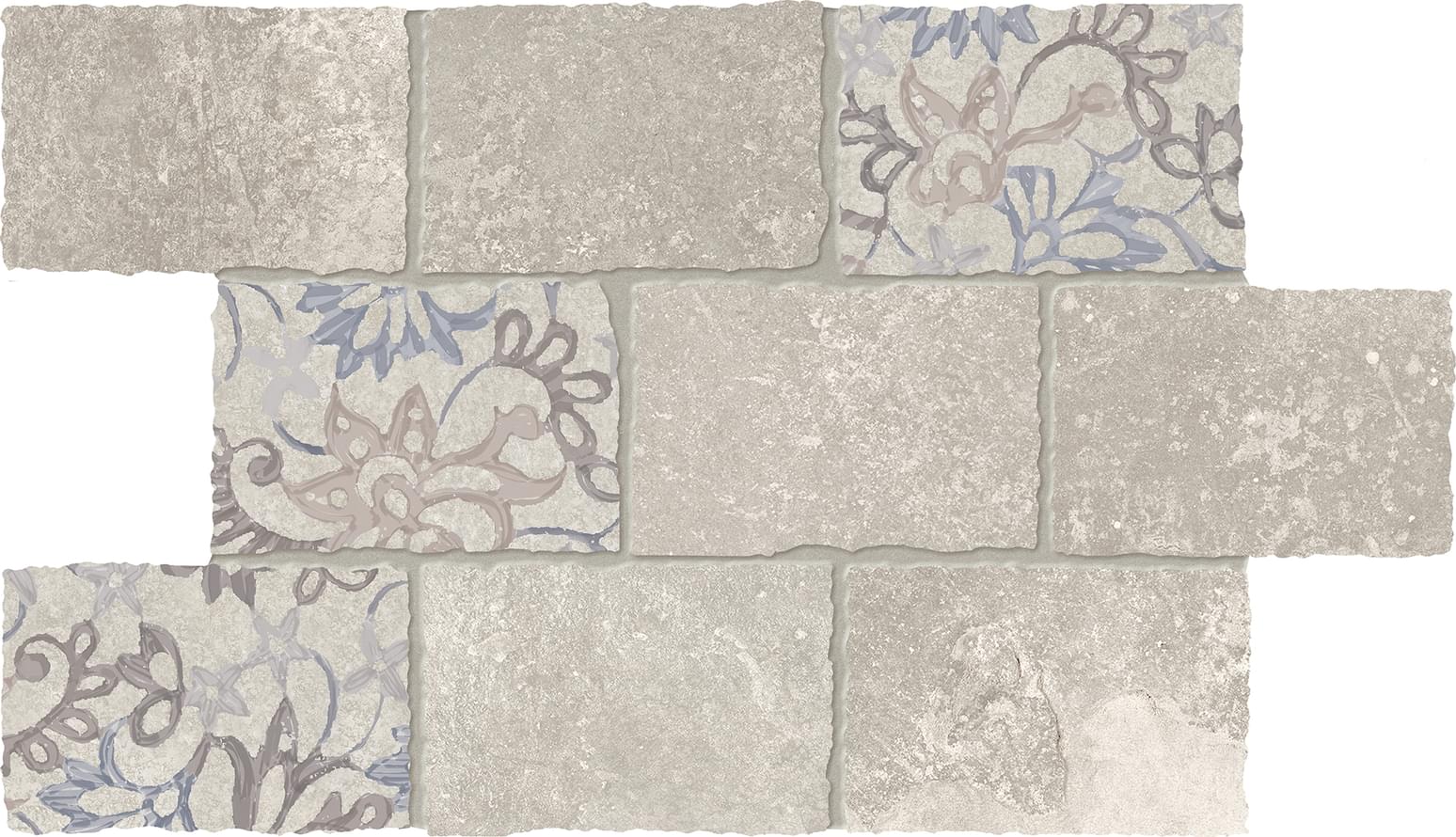 мозаика Heritage Mosaico Major Florita Deco Beige 30x45