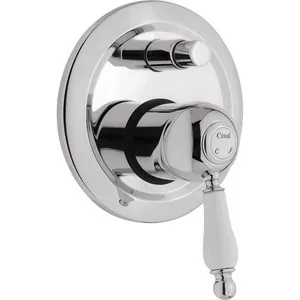 Смеситель для ванны/душа CISAL встраиваемый с переключателем, хром EM00210021