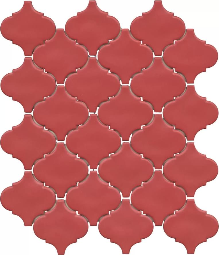 мозаика Арабески Марокко Красный Матовый 30x26
