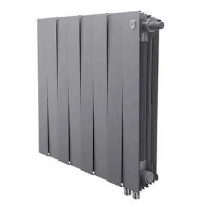 Радиатор биметаллический, 10 секций ROYAL THERMO Silver Satin нижнее подкл
