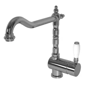 Смеситель для кухни Paini 221 мм, однозахватный, поворотный излив, хром 78CR5881ANTKM