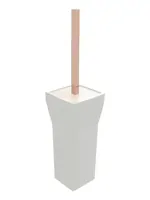 Ерш для унитаза Bertocci напольный, без настенного держателя,золото розовое/белый 142 7722 5500