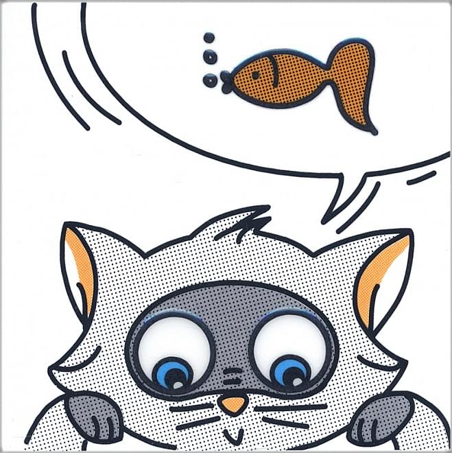 декор Кошки Мышки Декор Рыбка 20x20