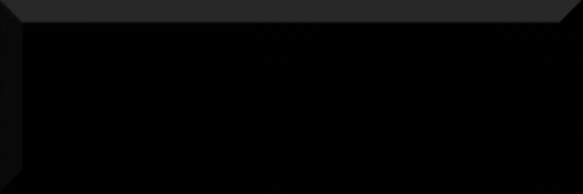 Monocolor Negro Biselado  30X10 глянцевая