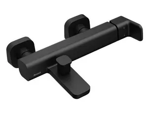 Смеситель для ванны/душа RAVAK black TD F 022.20/150 настенный, однозахватный, матовый черный X070152