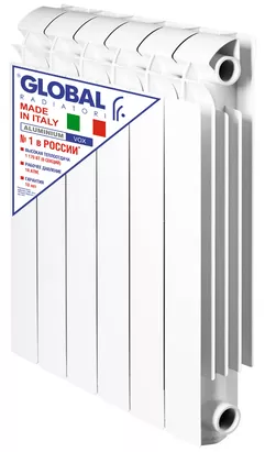 Радиатор алюминиевый GLOBAL - R 350 ВШГ:440х80х95 145 Ватт