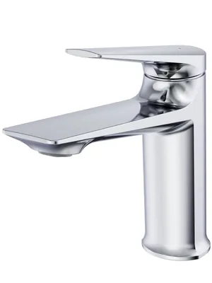 Смеситель CEZARES -LS-01-W0 для раковины, однозахватный, фиксир.излив, хром