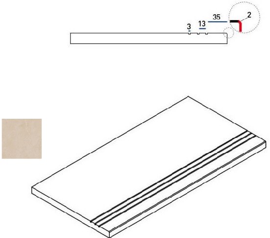 Materia X2 Magnesio Bordo Grip 60X30 матовая
