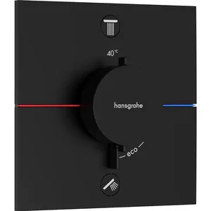 Смеситель Hansgrohe ShowerSelect 15572670 термостат встраиваемый, матовый черный