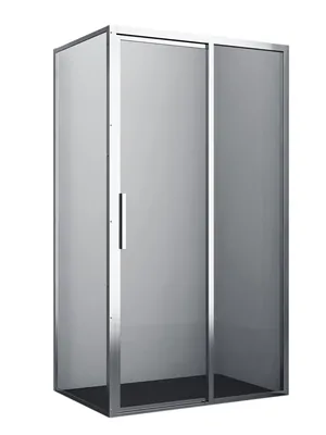 Душевой уголок WasserKRAFT 1200x900x2000 стекло прозрачное/профиль серебристый 32S07R