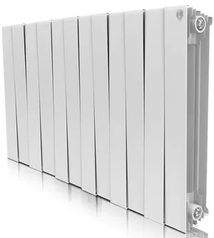 Радиатор биметаллический, 12 секций ROYAL THERMO ВШГ:591х960х100 2268 Вт Bianco Traffico