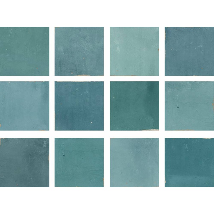 WOW Mestizaje / Zellige 111345 Turques 12,5x12,5 глянцевая