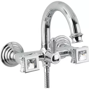 Смеситель CEZARES -VD-01-Sw для ванны/душа, настенный, хром/ручки Swarovski