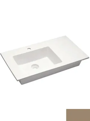 Раковина подвесная Cielo (800х455х100) чаша слева, без отв. под смес., цвет Avena ERLA80SXSF AV