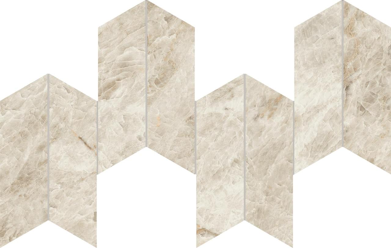 мозаика Marvel Diva Taj Mahal Mosaico Chevron Velvet 17.5x46.3