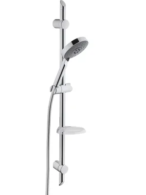 Душевой набор Vitra Slot 3F штанга и ручной душ 3 режима A45691EXP