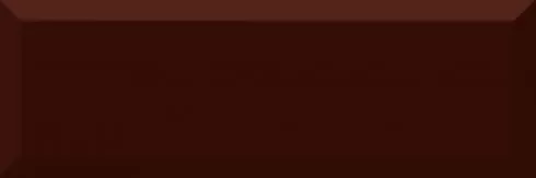 Tea 03 Monocolor Biselado  Marron 30X10 глянцевая