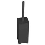 Ёрш для унитаза Knief 0600-256-03 напольный, материал KStone, цвет: черный матовый