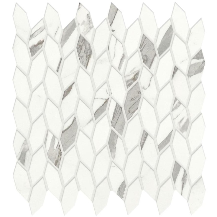 Atlas Concorde Marvel Shine A4WQ Statuario Supremo Mosaico Twist Silk 30,5x30,5