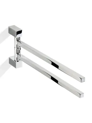 Полотенцедержатель Decor Walther CO HTH2 ширина 369 мм, поворотный, двойной, хром 0560700