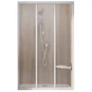 Душевая дверь RAVAK ASDP3-130 (1270-1310х1980) раздвижная, стекло, сатин+Grape