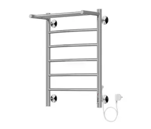 Полотенцесушитель ROYAL THERMO Аора П6 (450х650) new встроен. диммер, 90 Вт, нерж.сталь
