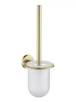 Ершик для унитаза Aquatek AQ4210BG подвесной, стекло матовое, цвет: золото шлифованное