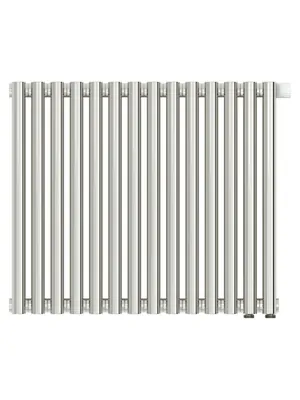 СУНЕРЖА Дизайн радиатор 500х630 (14 секц) нерж.сталь, EU50 левое/правое, 3/4", 00-0322-5014