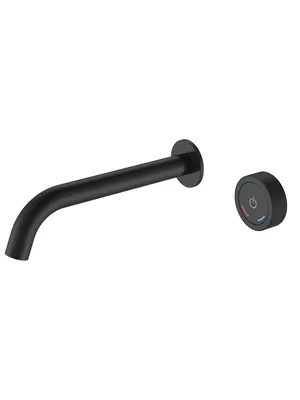 Смеситель Boheme 158/2-B для раковины, встраиваемый, автоматический, черный