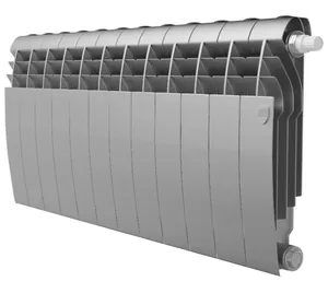 Радиатор биметаллический 12 секций ROYAL THERMO ВШГ:430х960х87 1380 Вт серебристый