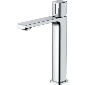 Смеситель для раковины ESKO ABU 25 однозахватный, высокий излив, без д/к, цвет: хром