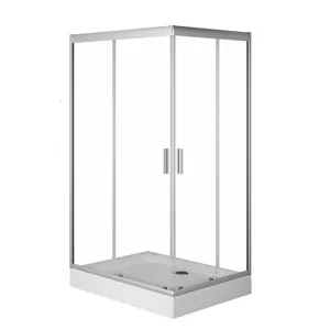 Душевое ограждение AM.PM Gem (120х90х190) прямоугольное, прозрачное/мат.хром W90G-404-120290-MT