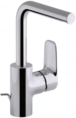 Смеситель Jacob Delafon для умывальника, вращающийся излив 248 мм, донный клапан E72278-СР