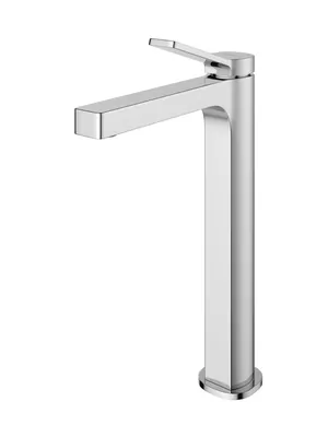 Смеситель для раковины BelBagno -LMC-CRM-W0 230мм, однозахватный, без донного клапана, хром