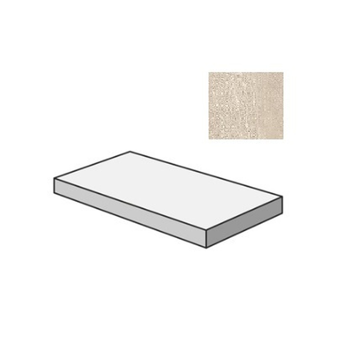 Sant Agostino Waystone CSAGASWS12 Gradone Angolare Sx Sand 33x120 матовая